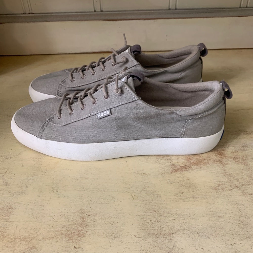 Keds kickback canvas grey shoes - Picture 6 of 7